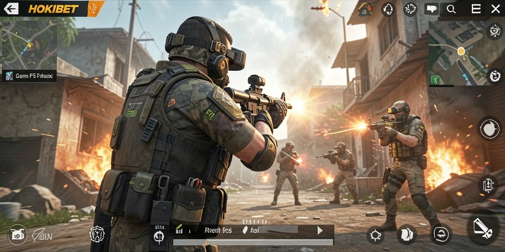 Tampilan gameplay HOKIBET dengan aksi menegangkan dan grafik memukau.