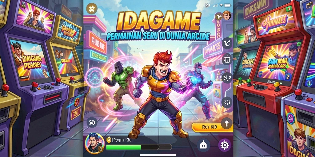 Tampilan gameplay seru di IDAGAME dengan banyak pilihan permainan.