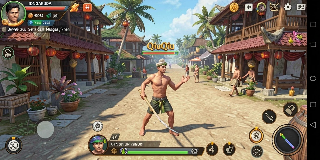 Tampilan gameplay dari IDNGARUDA yang seru dan menarik.