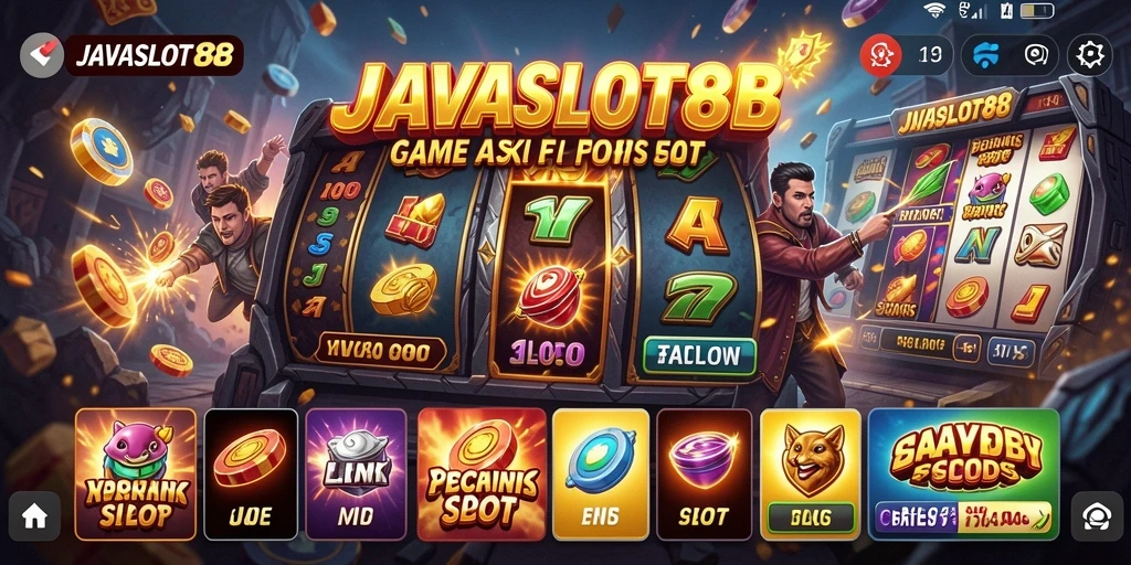 Tampilan gameplay seru dan penuh aksi dari JAVASLOT88.