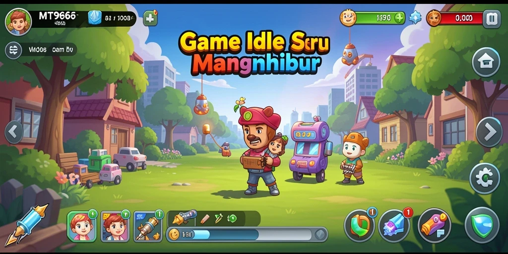 Screenshot menunjukkan gameplay seru MT966 di genre Idle.