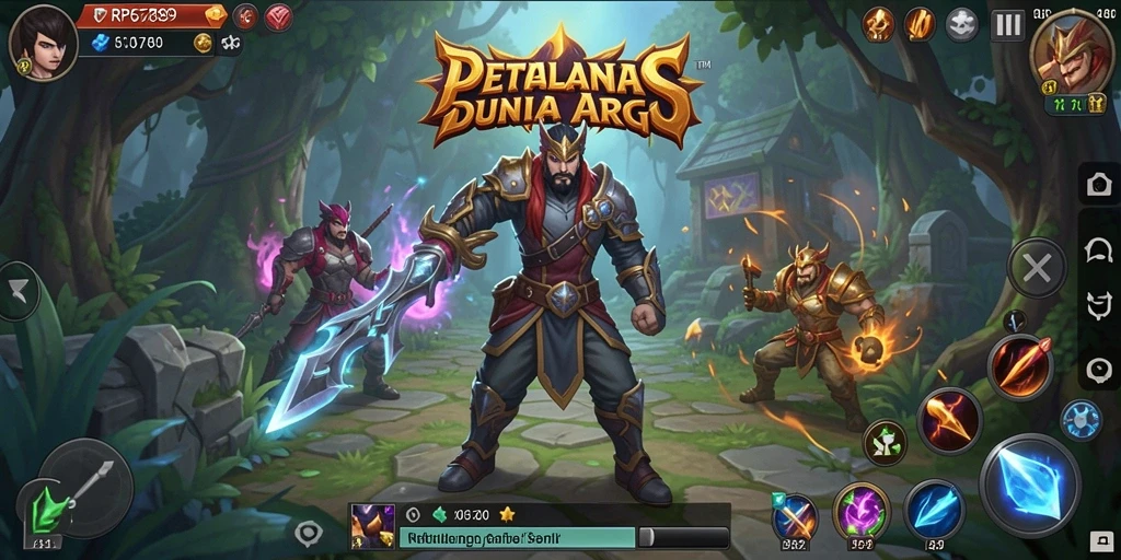 Tampilan gameplay seru di dunia ARPG RP6789.