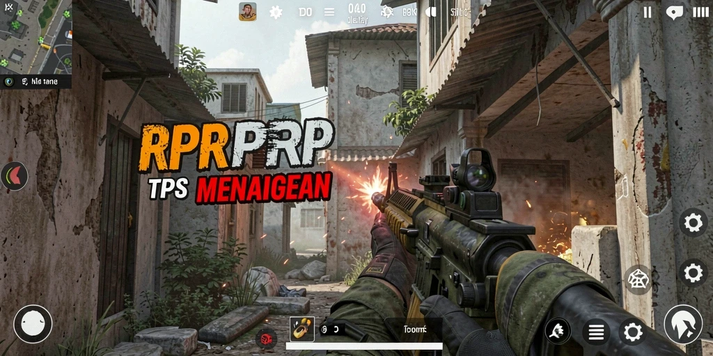 Tangkapan layar gameplay RPRPRP dengan aksi mendebarkan dan grafis menawan.