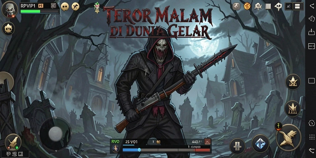 Tangkapan layar gameplay RPVIP1 yang menyeramkan dan menegangkan.